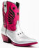 Image #1 - Idyllwind Women's Metallic Star Inlay Roadie Western Booties - Pointed Toe, Pink, hi-res