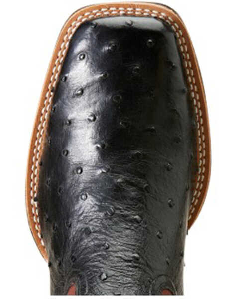 Image #4 - Ariat Men's Brandin' Ultra Exotic Western Boots - Broad Square Toe , Black, hi-res
