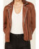 Image #3 - Maurtius Leather Women's Boot Barn Exclusive Studded Leather Jacket, Tan, hi-res