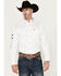 Image #2 - Ariat Men's Team Mexico Logo Twill Classic Fit Long Sleeve Button-Down Western Shirt, White, hi-res