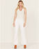 Image #1 - Rolla's Women's High Rise East Coast Ankle Flare Jeans, White, hi-res