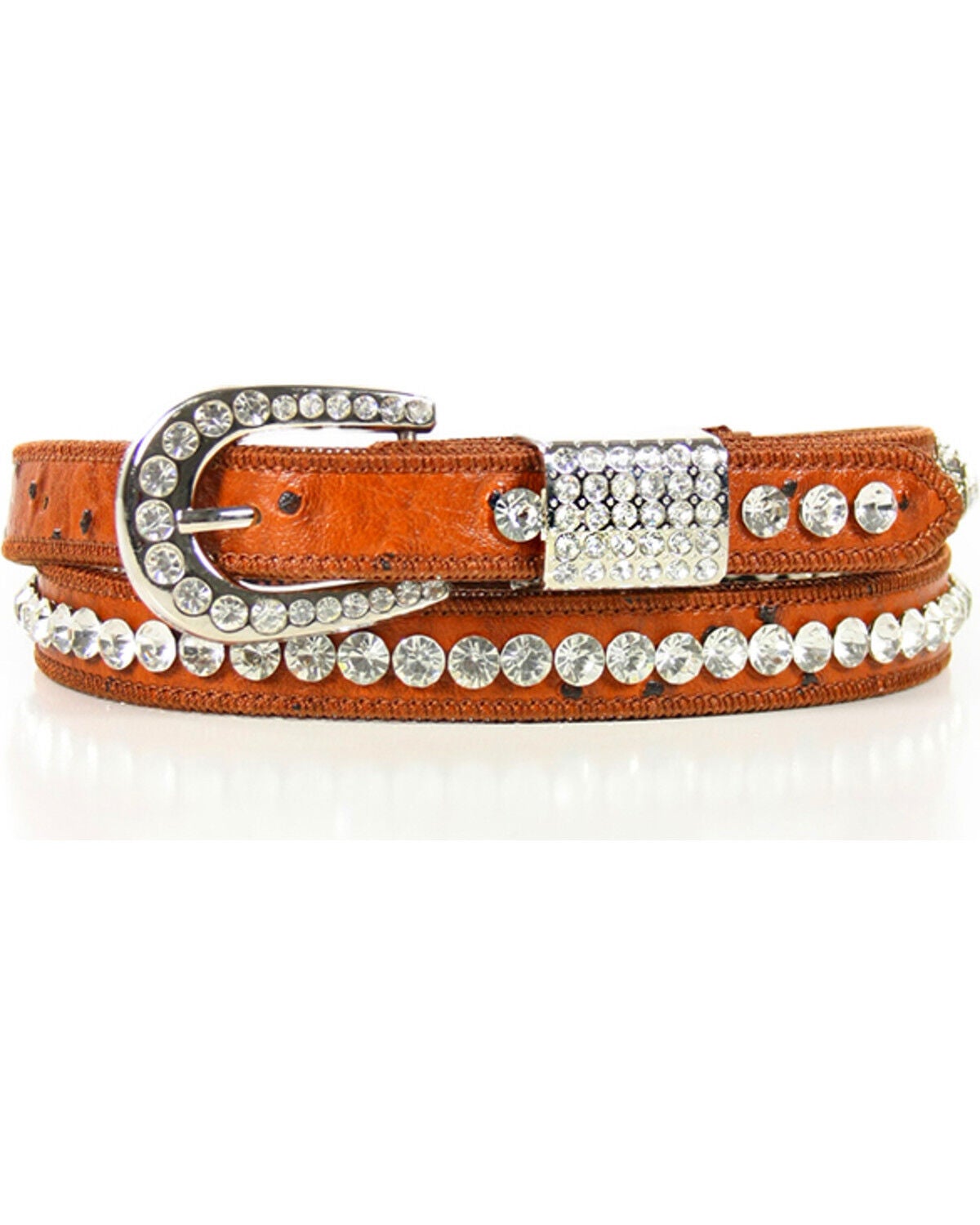 thin rhinestone belt