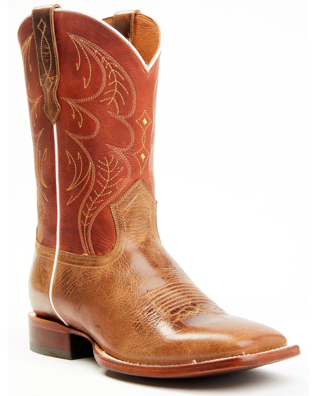 Cody James Men's Upper Two-Tone Leather Western Boots - Broad