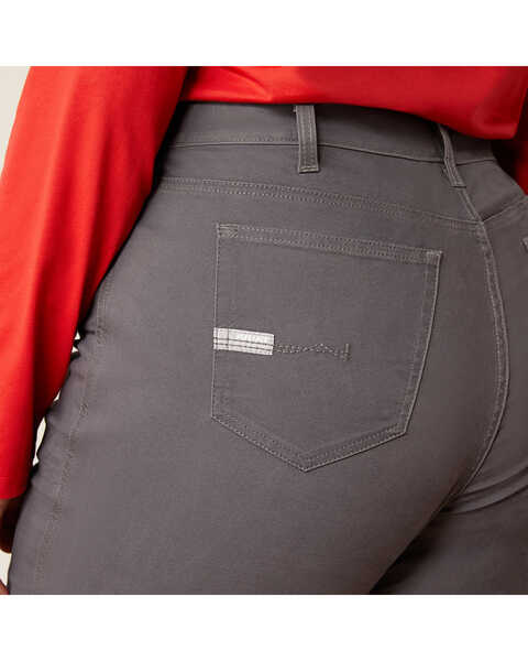 Image #3 - Ariat Women's Rebar PR Made Tough Straight Pants - Plus, Grey, hi-res