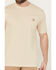 Image #3 - Carhartt Men's Loose Fit Heavyweight Logo Pocket Work T-Shirt, Cream, hi-res