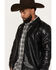 Image #2 - Moonshine Spirit&reg; Men's Cayman Faux Caiman Leather Jacket, Black, hi-res