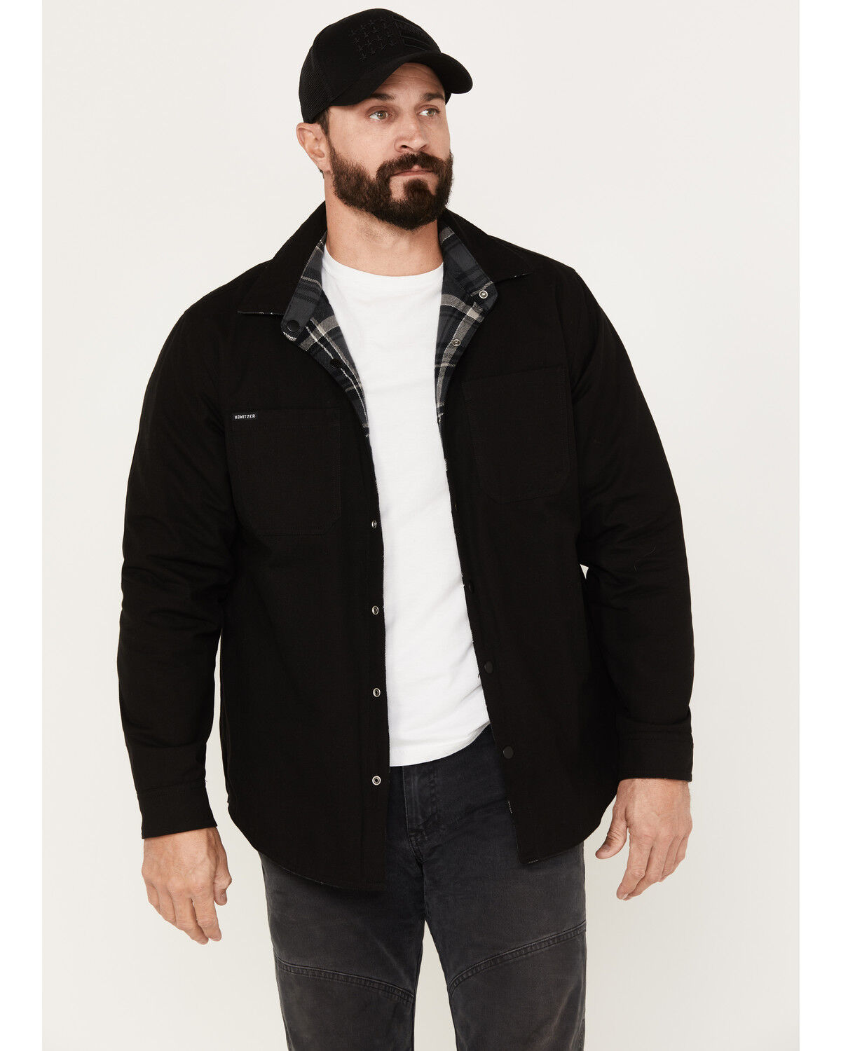Image #1 - Howitzer Men's Brigade Reversible Jacket, Black, hi-res