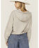 Image #4 - Cleo + Wolf Women's Whiskey O' Clock Graphic Cropped Hoodie, Light Grey, hi-res