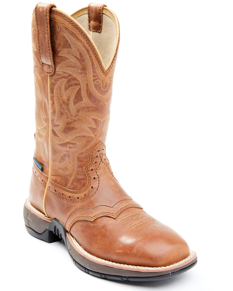 Rank 45 Women's Xero Gravity Charley Lite Performance Western Boots - Wide Square Toe, Tan, hi-res