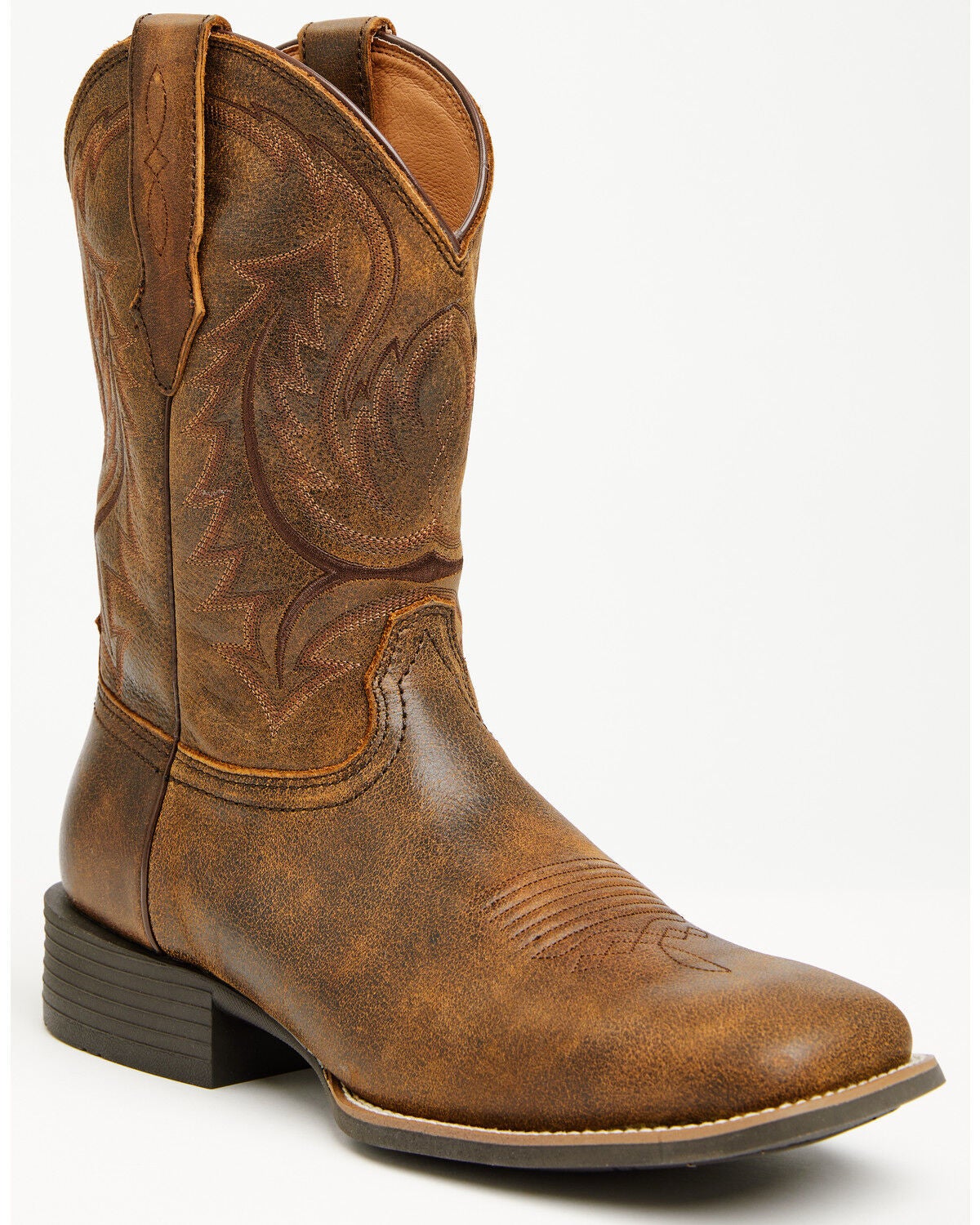 Image #1 - Cody James Men's Force Performance Western Boots - Broad Square Toe, Tan, hi-res