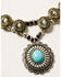 Image #2 - Shyanne Women's Wild Blossom Two Tone Turquoise Statement Necklace, Multi, hi-res