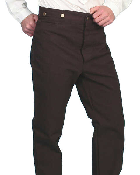 Image #1 - Rangewear by Scully Canvas Pants - Tall, Walnut, hi-res