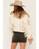 Image #4 - Shyanne Women's Merritt Embroidered Faux Suede Jacket, Beige, hi-res