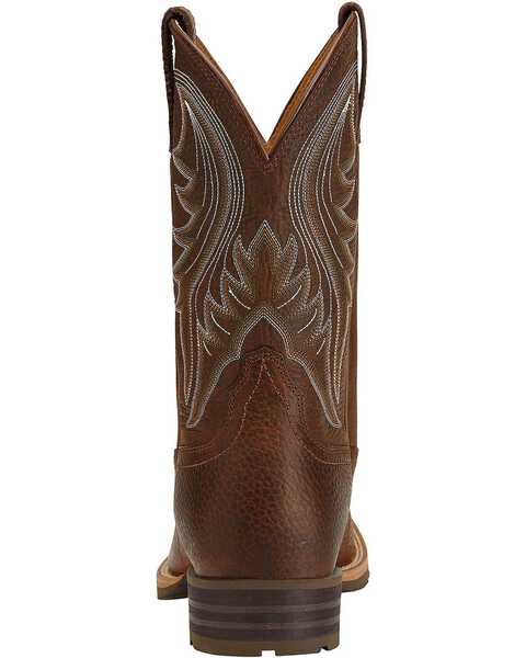 Image #8 - Ariat Men's Hybrid Rancher Western Performance Boots - Broad Square Toe, Brown, hi-res