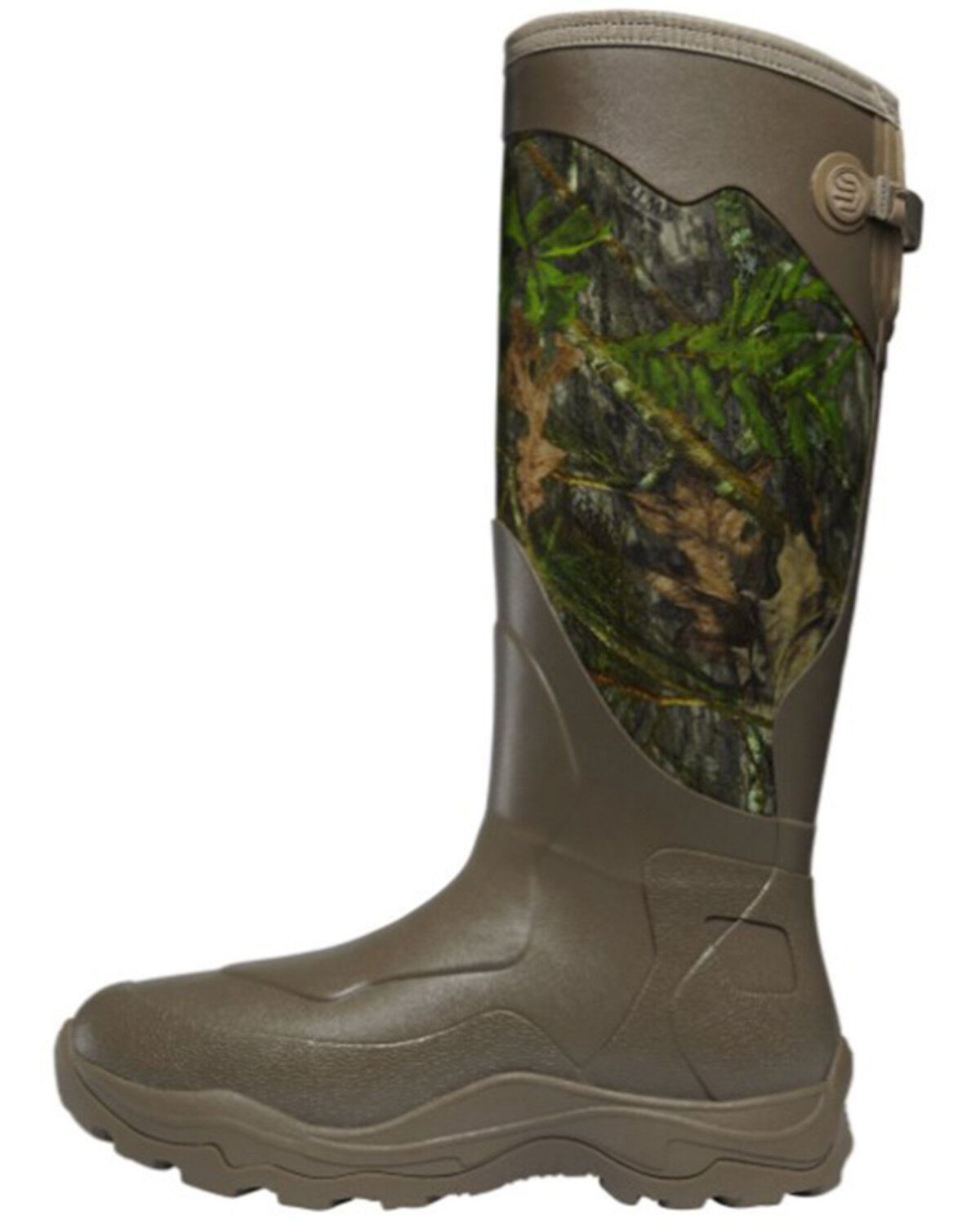 Image #2 - LaCrosse Men's 17" Alpha Agility Snake Boots - Round Toe, Moss Green, hi-res