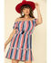 Image #2 - Rock & Roll Denim Women's Stripe Off The Shoulder Dress, Red/white/blue, hi-res