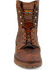 Image #4 - Carolina Men's 8" Waterproof Work Boots - Soft Round Toe, Brown, hi-res