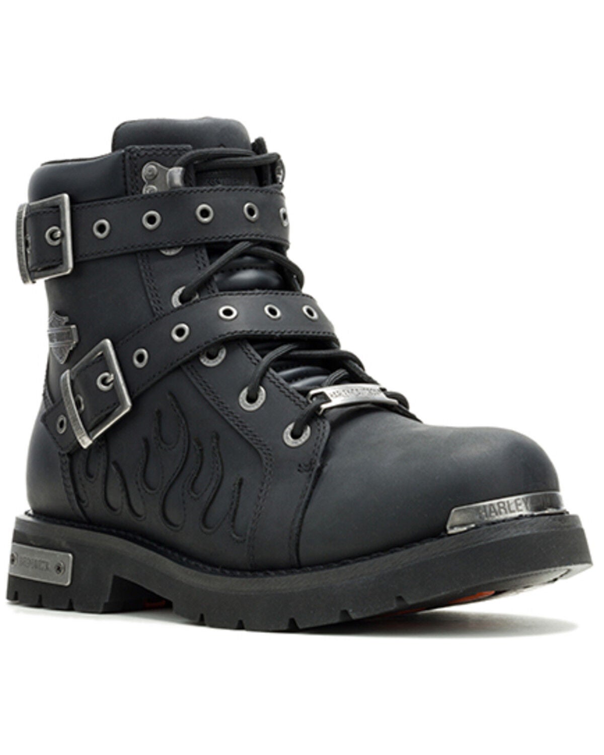 Harley Davidson Men's Ironblaze Motorcycle Boots - Round Toe, Black, hi-res