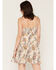 Image #4 - Shyanne Women's Leon Floral Print Mini Dress, Beige, hi-res