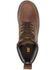 Caterpillar Men's 6" Second Shift Lace-Up Work Boots - Round Toe, Dark Brown, hi-res
