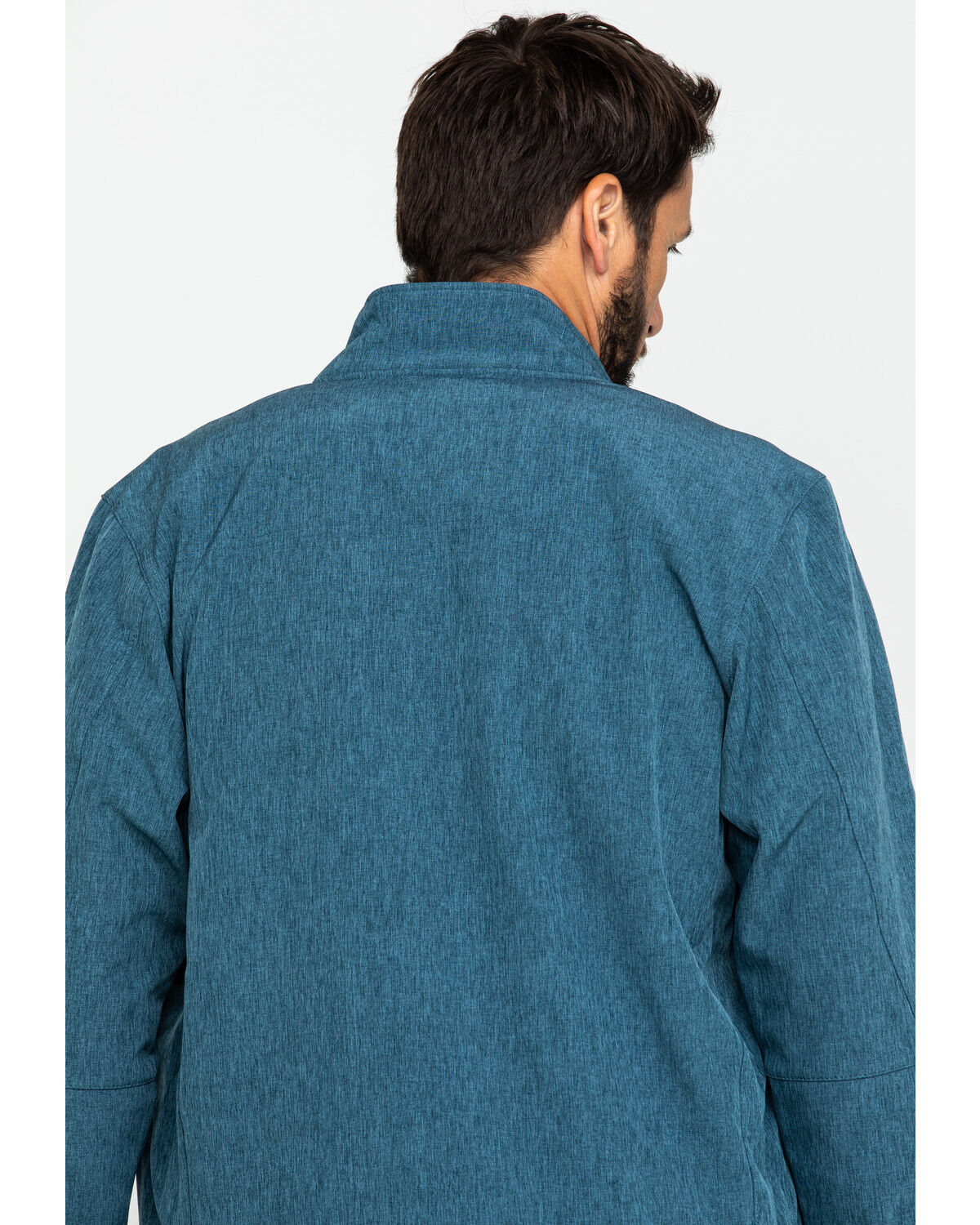 Image #5 - Wrangler Men's Trail Fleece Lined Zip Jacket, Heather Blue, hi-res