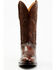 Image #4 - El Dorado Men's Calf Leather Western Boots - Medium Toe, Tan, hi-res