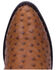Image #6 - Dan Post Men's Tempe Full Quill Ostrich Western Boots - Round Toe, Saddle Tan, hi-res