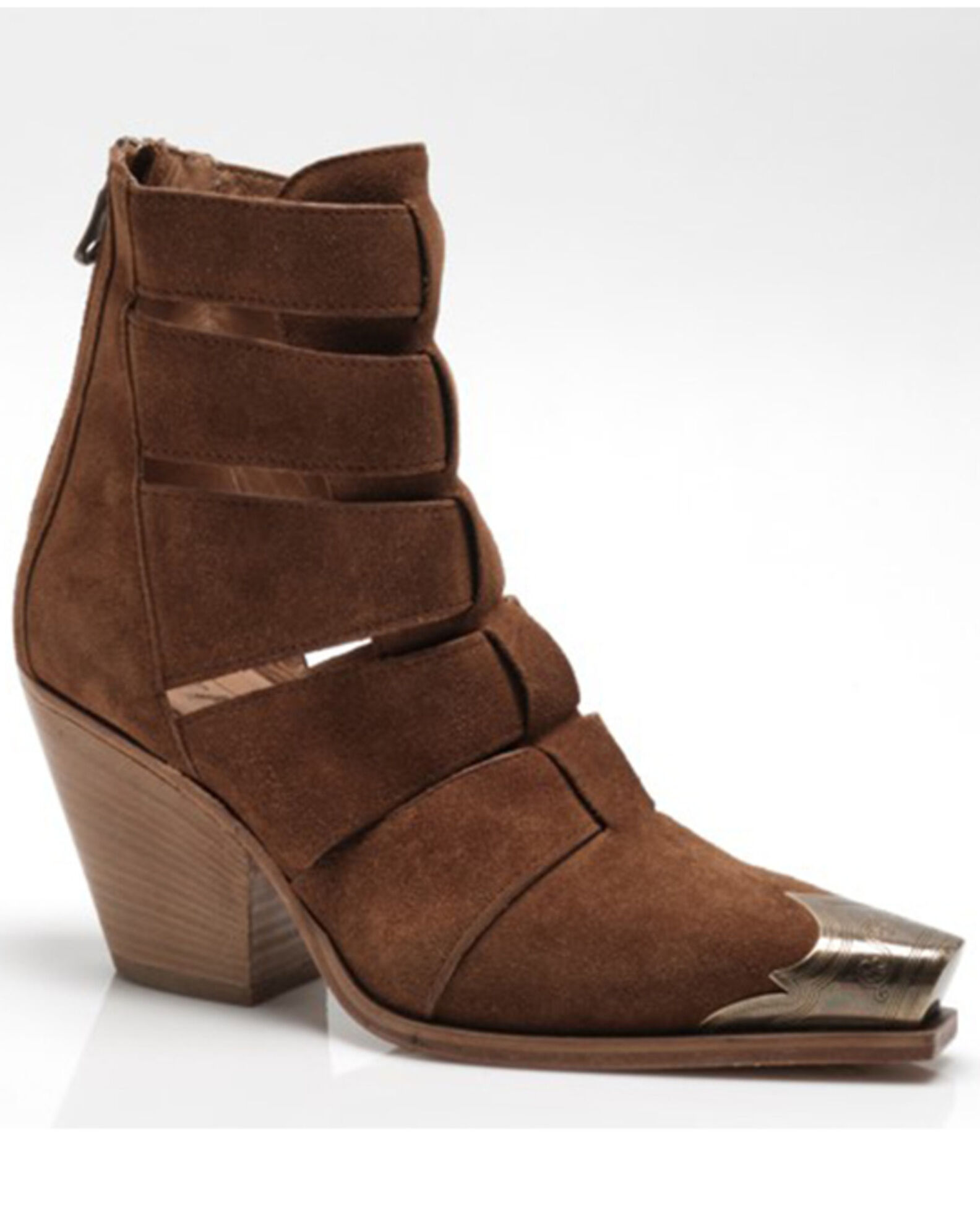 Free people brown booties store
