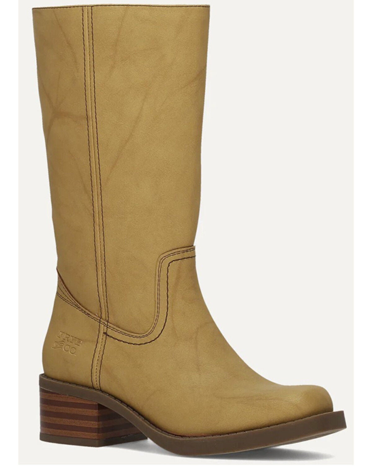 Frye & Co Girls' Miranda Tall Fashion Boots - Broad Square Toe, Yellow, hi-res
