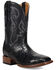 Image #1 - El Dorado Men's Nile Exotic Crocodile Western Boots - Broad Square Toe, Black, hi-res