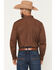Image #4 - RANK 45&reg; Men's Olympic Southwestern Border Long Sleeve Button-Down Stretch Western Shirt, Brown, hi-res