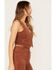 Rolla's Women's Dallas Cord Vest, Light Medium Wash, hi-res