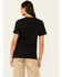 Image #4 - Dickies Women's Tri-Color Logo Short Sleeve Tee, Black, hi-res