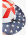 Image #3 - Cody James Men's Justice Straw Cowboy Hat, Red/white/blue, hi-res