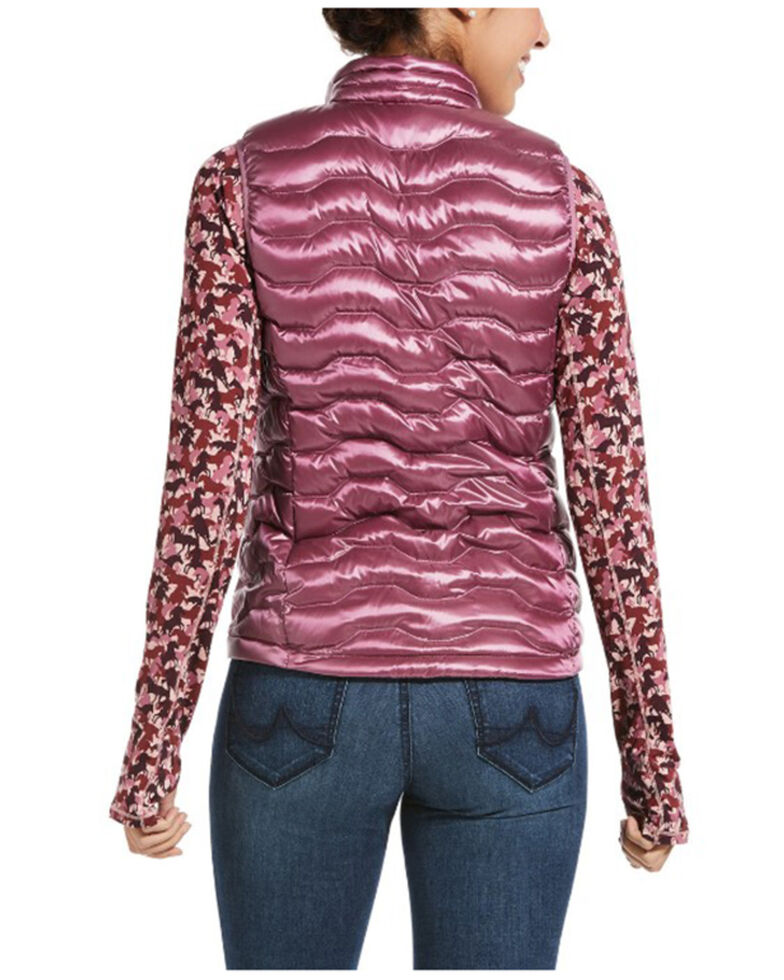Ariat Women's Rose Cocoa 3.0 Ideal Down Vest , Pink, hi-res