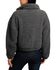 Image #2 - Stetson Women's Charcoal Fuzzy Fleece Jacket, Charcoal, hi-res