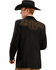 Image #3 - Circle S Men's Embroidered Micro-Suede Sportcoat, Black, hi-res