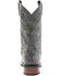 Image #5 - Laredo Men's Charcoal Geo Stitch Western Boots - Broad Square Toe, Charcoal, hi-res