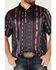 Image #3 - RANK 45® Men's Buckba Short Sleeve Western Polo, Black, hi-res