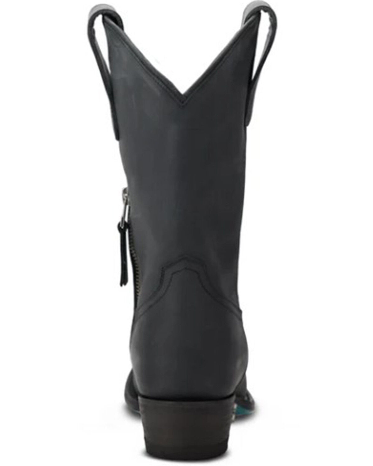 Image #5 - Lane Women's Plain Jane Midi Western Boots - Round Toe, Black, hi-res