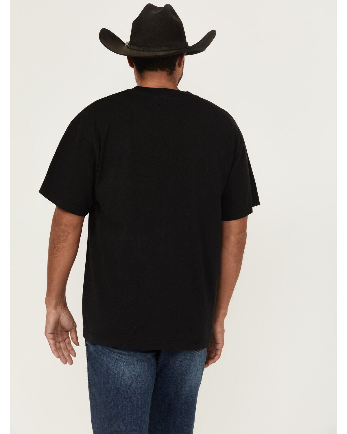 Image #4 - Diamond Cross Ranch Men's Bronco Heritage Short Sleeve Graphic T-Shirt, Charcoal, hi-res