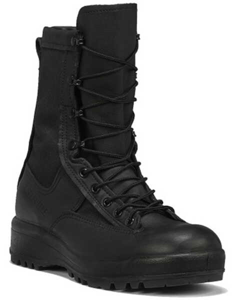 Image #1 - Belleville Men's 770 8" 200g Insulated Waterproof Work Boots - Soft Toe, Black, hi-res