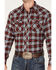 Image #3 - Wrangler Retro Men's Plaid Print Long Sleeve Snap Western Shirt, , hi-res