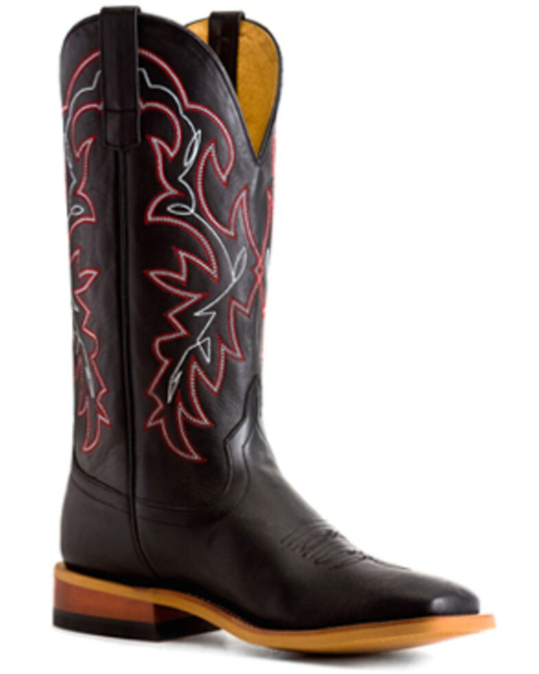 HorsePower Men's Black Magic Western Boots - Square Toe, Black, hi-res