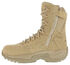 Reebok Men's Stealth 8" Lace-Up Side-Zip Work Boots, Desert Khaki, hi-res