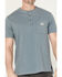 Image #3 - Thorogood Men's Vintage Wash Short Sleeve Pocket Work T-Shirt, Light Blue, hi-res