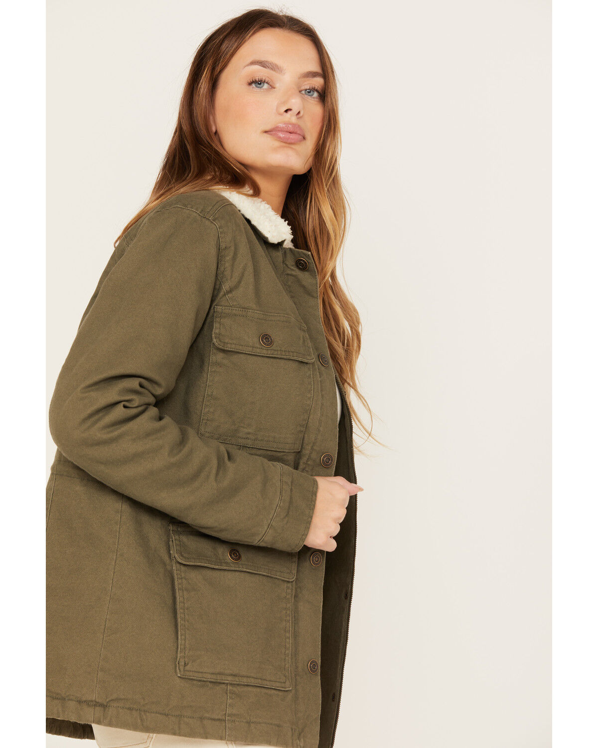 Image #2 - Cleo + Wolf Women's Faux Shearling Jacket, , hi-res
