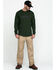  Hawx Men's Green Graphic Thermal Long Sleeve Work T-Shirt , Green, hi-res