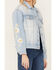 Image #3 - Driftwood Women's Light Wash Daisy Daydreaming Denim Jacket, Light Wash, hi-res