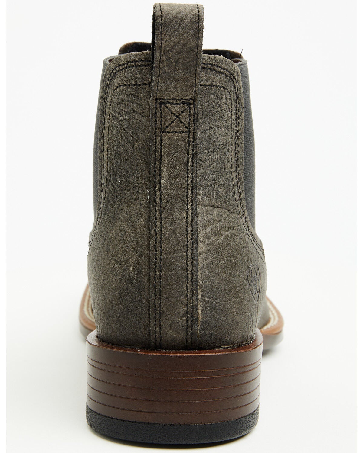 Image #5 - Ariat Men's Booker Hippopotamus Print Chelsea Ankle Boots - Broad Square Toe, Grey, hi-res